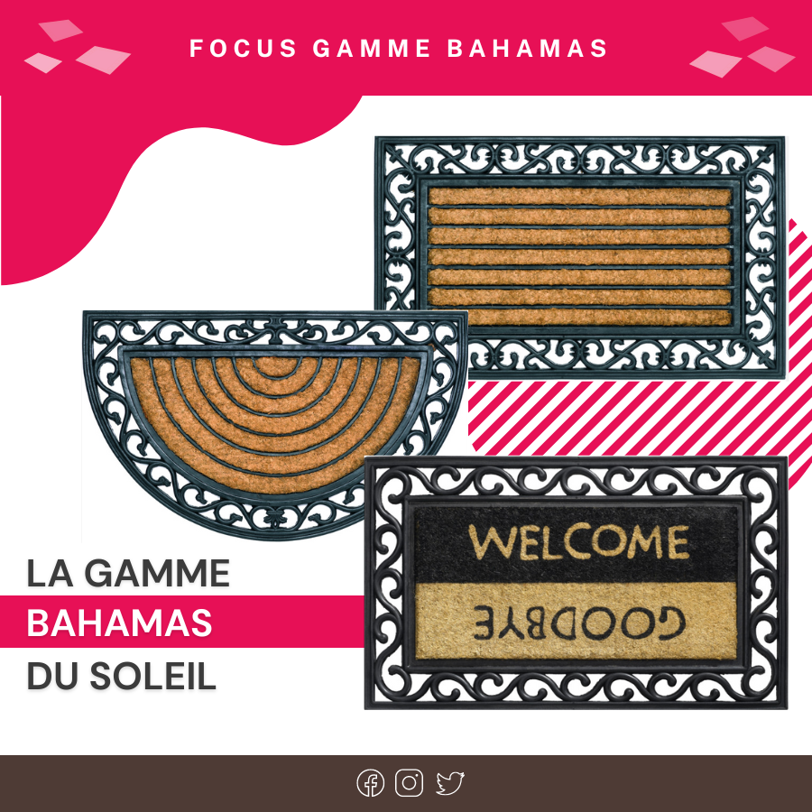 Focus tapis d'entrée gamme Bahamas
