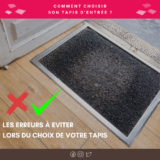 Les erreurs à éviter lors du choix de votre tapis