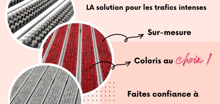 Les tapis à encastrer, la solution pour les trafics intenses