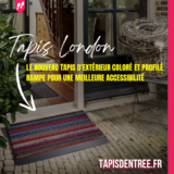 TE - Le London, le tapis d’extérieur coloré et profilé rampe pour une meilleure accessibilité
