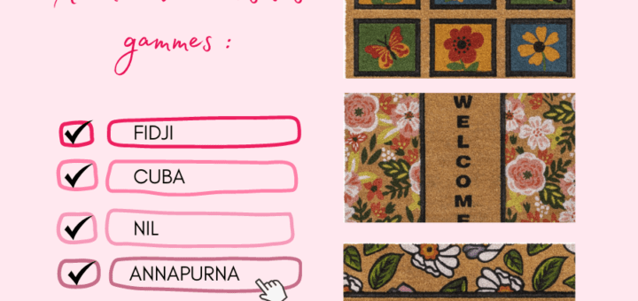 Pour cette fin d’année 2022, venez découvrir nos tapis d’automne