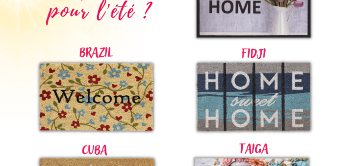 Quel type de tapis d'entrée choisir pour l'été