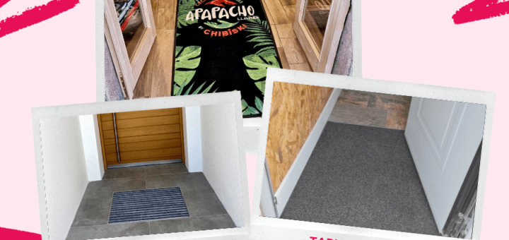 Partage visuel client tapis d'entrée