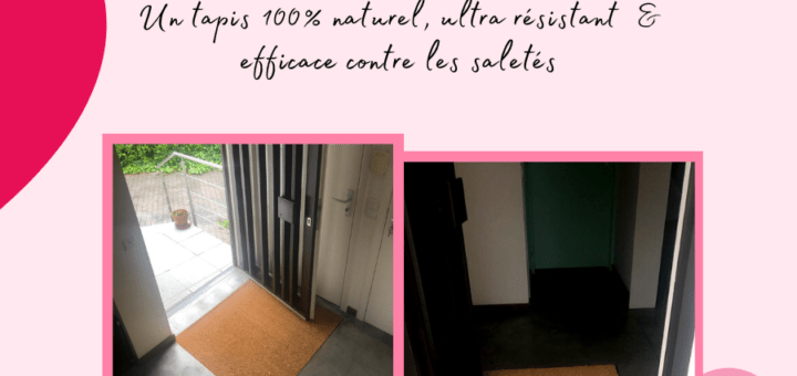 Tapis d'entrée en fibre de coco