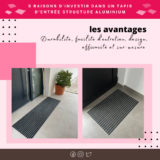 5 Raisons d'investir dans un tapis d'entrée structure aluminium